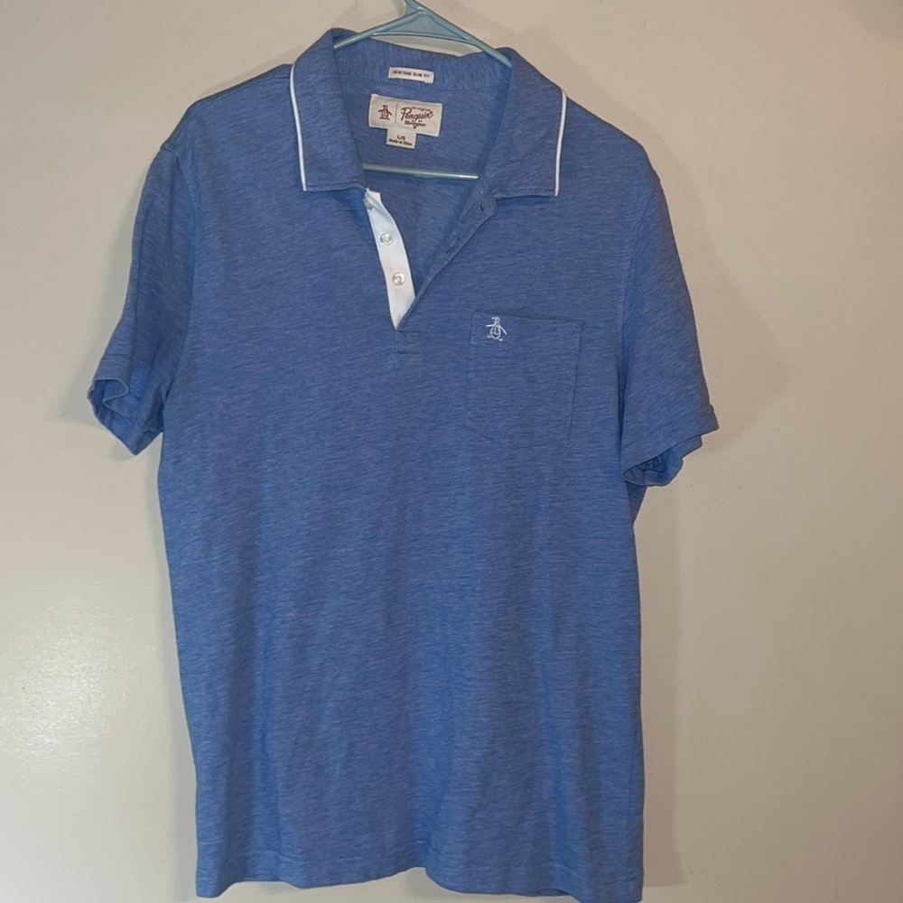 Original Penguin Heritage Slim Fit Polo- 100 % Cotton